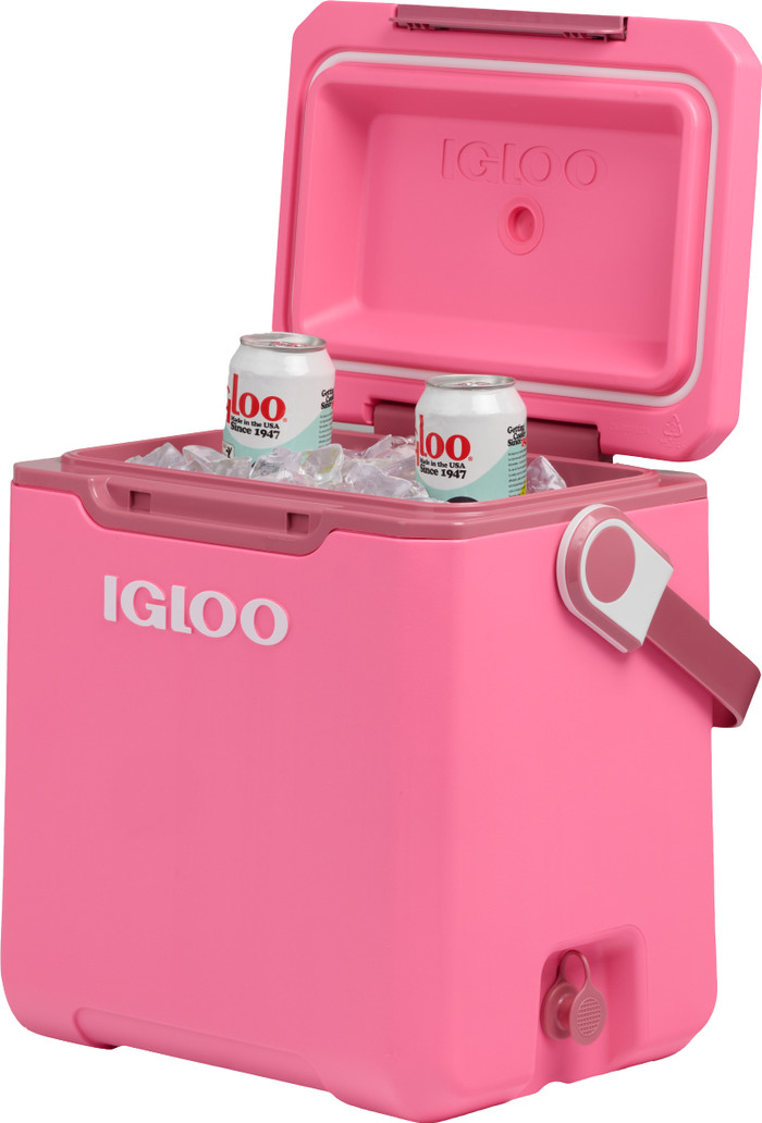 Igloo Tag Along Too Highrise 22QT Pink product in use