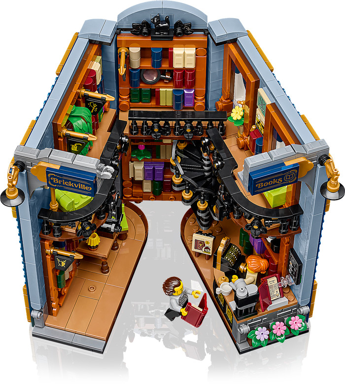 LEGO Icons Bookend: Bookstore 11379 detail