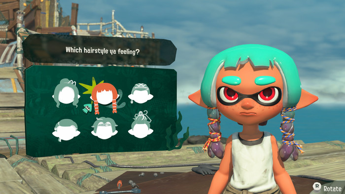 Splatoon Raiders Nintendo Switch 2 produkt in gebrauch