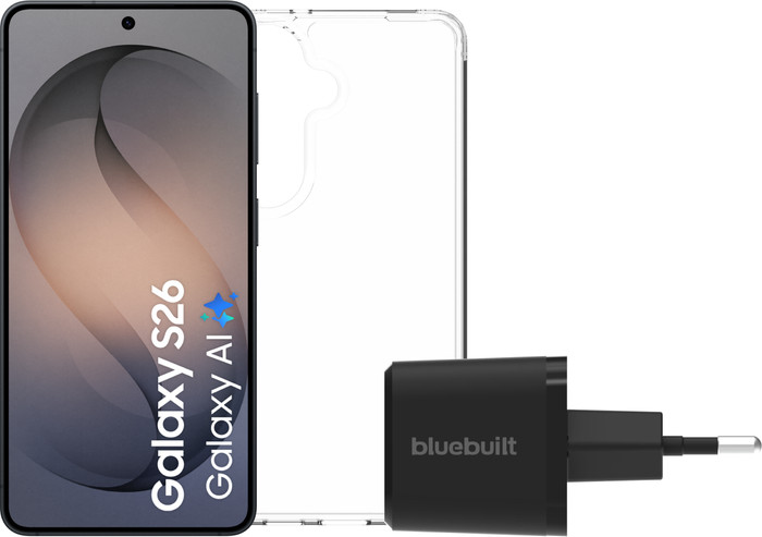 Samsung Galaxy S26 256GB Schwarz 5G Enterprise Edition + Basis-Zubehörset Main Image