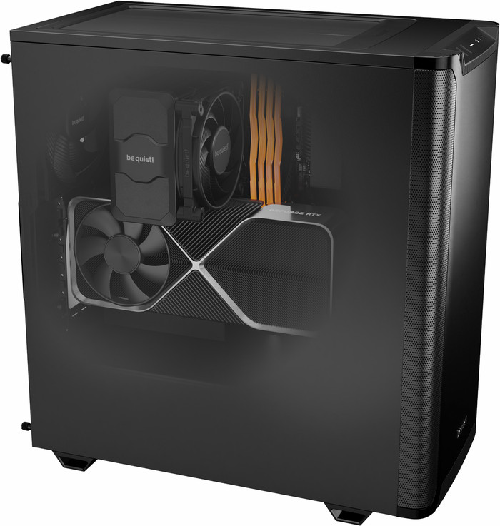 be quiet! PURE BASE 501 Schwarz produkt in gebrauch