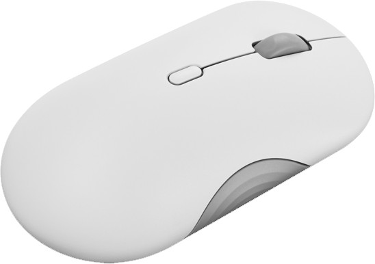 Lenovo 350 Bluetooth Leise Maus Cloud Grey rechte seite