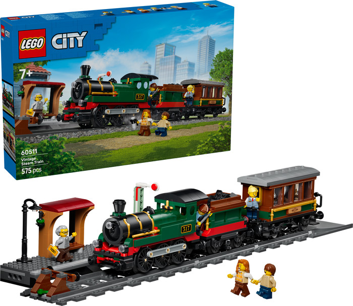 LEGO City Klassischer Dampfzug 60511 rechte seite