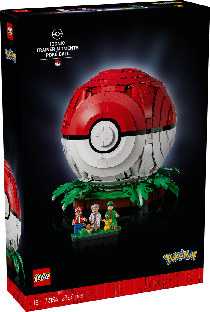 LEGO Pokémon Pokéball mit Beeindruckenden Trainermomenten 72154 verpackung
