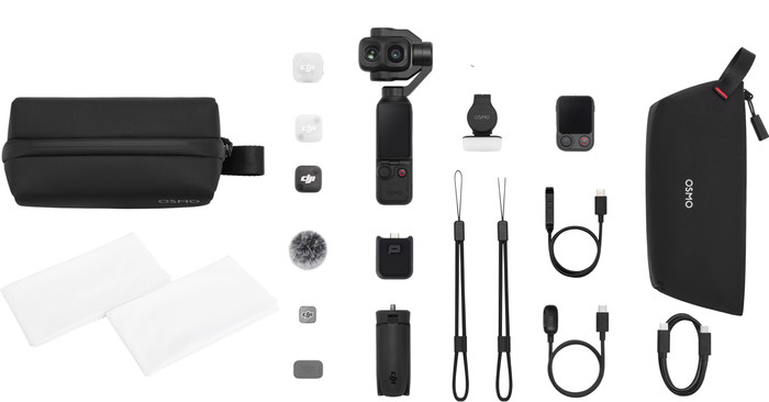 DJI Osmo Pocket 4P (Pro) Creator Combo + BlueBuilt Mikrofasertücher Main Image