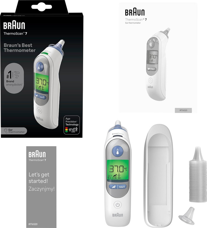 Braun ThermoScan 7 IRT6520WE zubehör