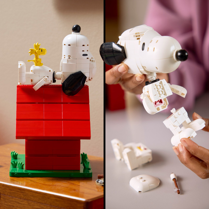 LEGO Ideas Peanuts: Snoopys Hundehütte 21368 produkt in gebrauch