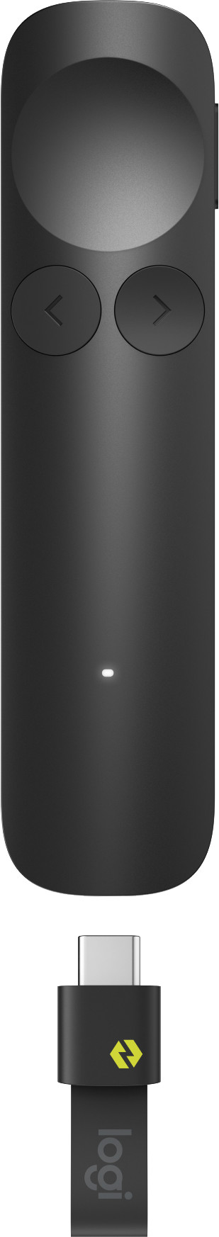 Logitech Spotlight 2 Kabelloser Presenter Schwarz vorne
