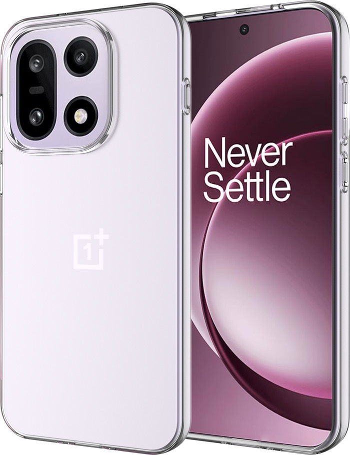 Just in Case Soft Design OnePlus 15 Back Cover Transparent right side