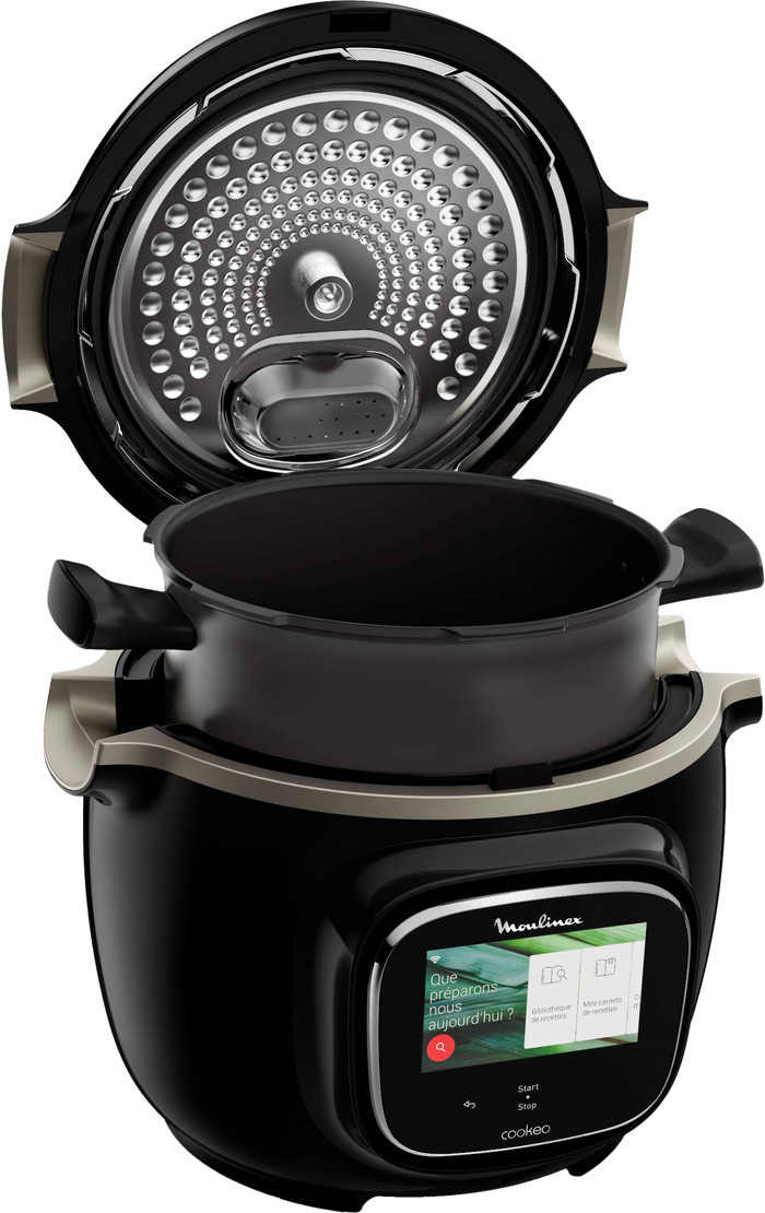 Moulinex Cookeo Touch WLAN CE902800 Schwarz innen