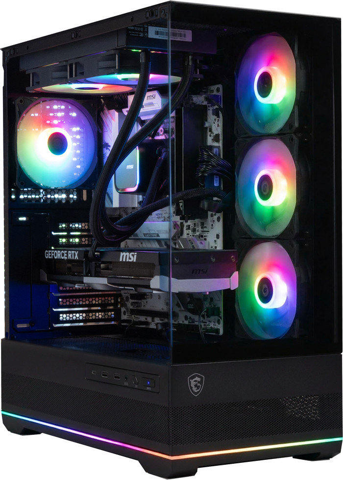 Cobalt x POWERED BY MSI - Tier 2 - RTX 5070 Ti - Ryzen 7 7800X3D - 32GB - 2TB SSD left side