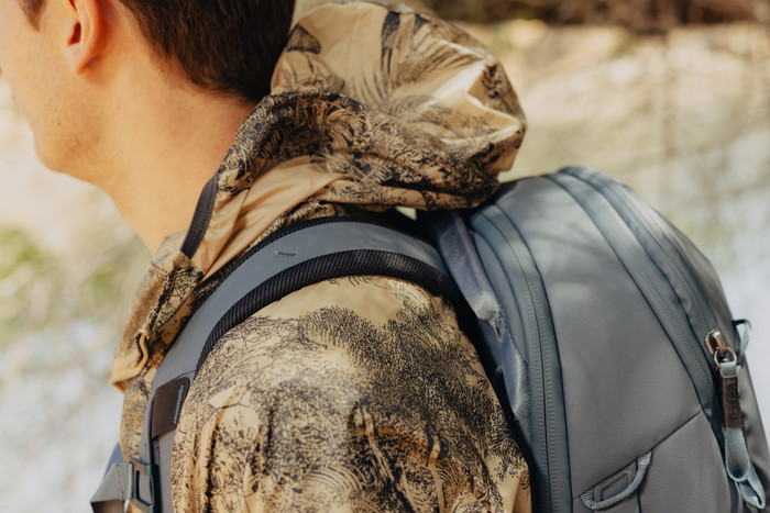 Peak Design Travel Backpack 30L Ocean product in use