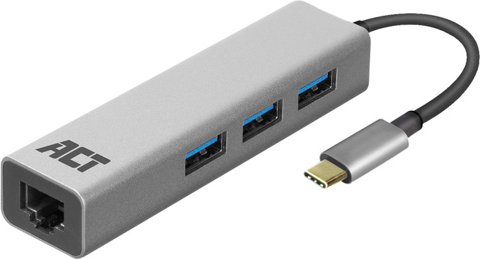 ACT USB-C 3-port Hub with Ethernet Main Image