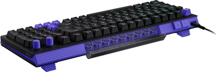Logitech G512 X 98 Gaming-Tastatur QWERTZ Schwarz rückseite