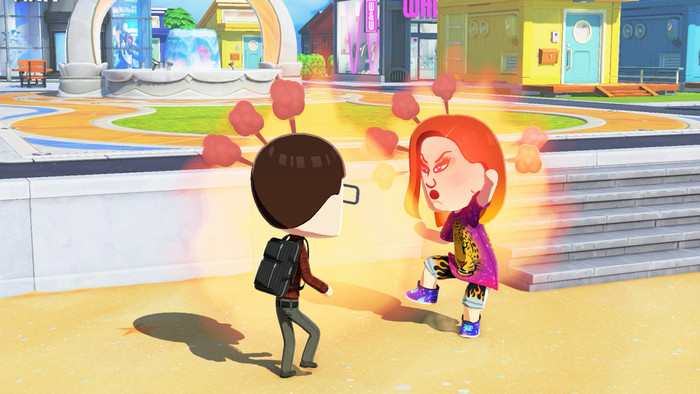Nintendo Switch Lite + Tomodachi Life: Living the Dream product in use