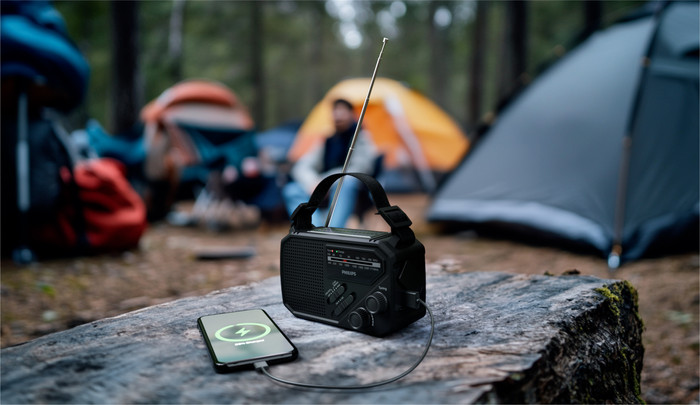 Philips TAR1609 Notfallradio produkt in gebrauch