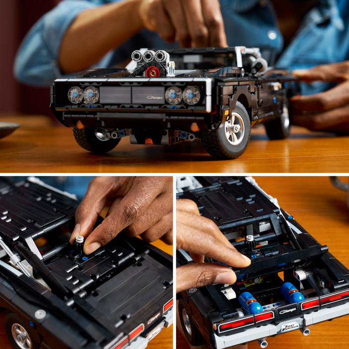 LEGO Technic Fast and Furious Dodge Charger R/T Auto 42231 produkt in gebrauch