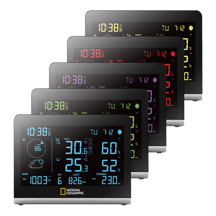 National Geographic Kabellose Wetterstation SC 8-in-1 Außensensor Verbundprodukt