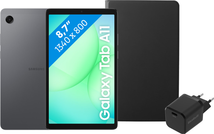 Samsung Galaxy Tab A11 8,7 Zoll 128GB Wi-Fi Grau + Basis Zubehörset Main Image