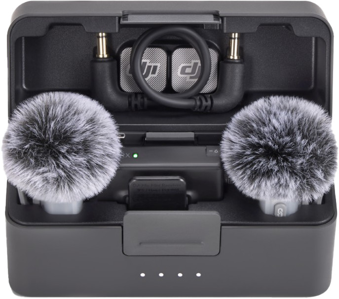DJI Mic Mini 2 + Ladecase vorne