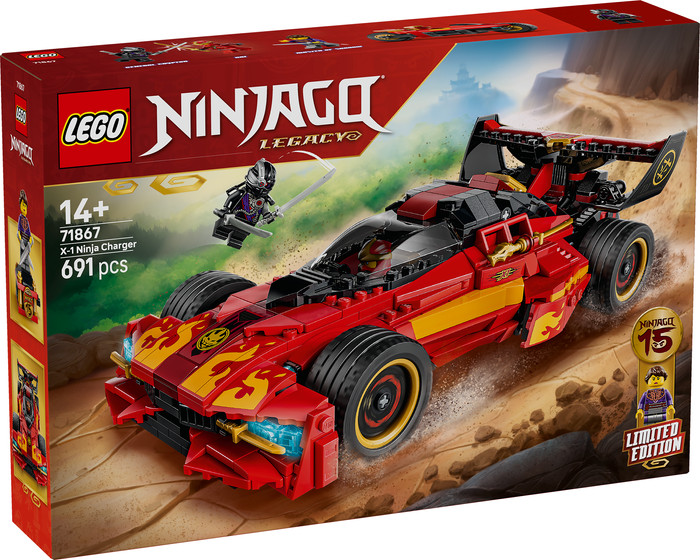LEGO Ninjago 15-jähriges Jubiläum des X-1 Ninja Supercar 71867 verpackung