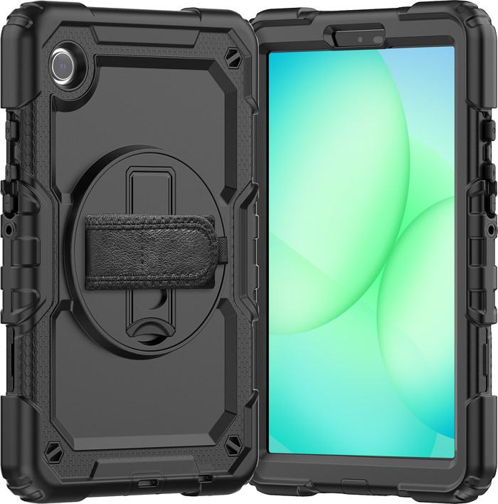 Just in Case Samsung Galaxy Tab A11 Plus Shockproof Case Schwarz vorne