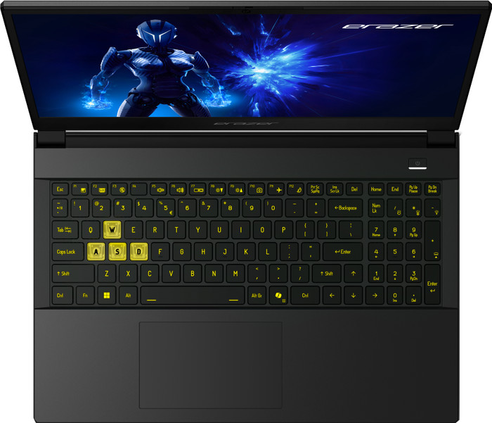 ERAZER Deputy 15 P1 - 15,6" - Intel Core i7 - 16GB RAM/1TB SSD - RTX 5060 oberseite