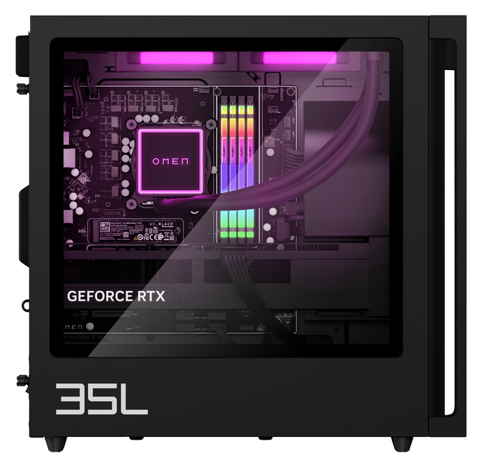 HP OMEN 35L GT16-0971nd linke seite