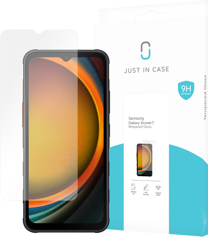 Just in Case Tempered Glass Samsung Galaxy XCover 7 Screen Protector packaging