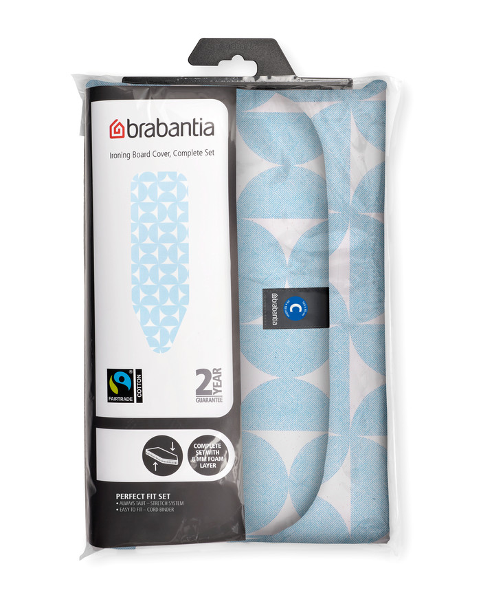 Brabantia Ironing Board Cover C 124x45cm Fresh Breeze packaging