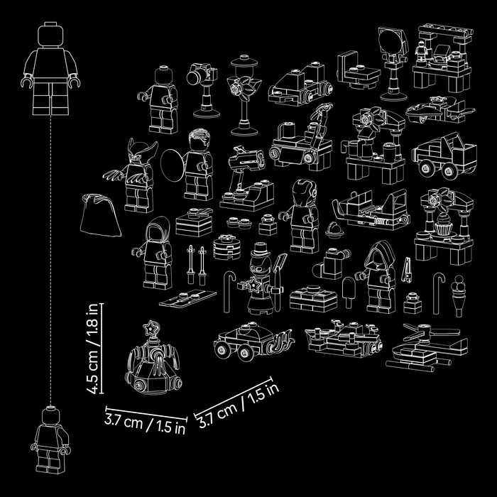 LEGO Marvel Advent Calendar 2026 76340 detail