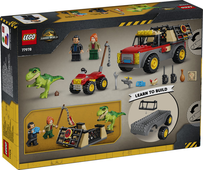 LEGO Jurassic World Transporter für den Jungen T.Rex 77978 verpackung