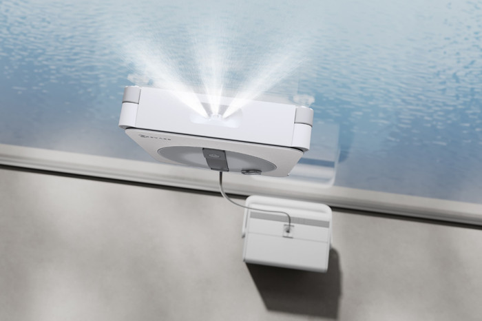 Ecovacs WINBOT W2S Pro Omni product in use