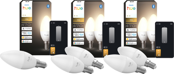 Philips Hue Kerzenlampe White E14 5er-Pack Main Image