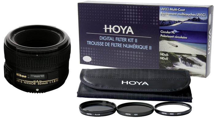 Nikon AF-S 50mm f/1.8G + Hoya Digital Filter Introduction Main Image