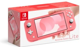 Nintendo Switch Lite Korallrot + Bigben Offizielle Nintendo Switch Lite Schutztasche verpackung