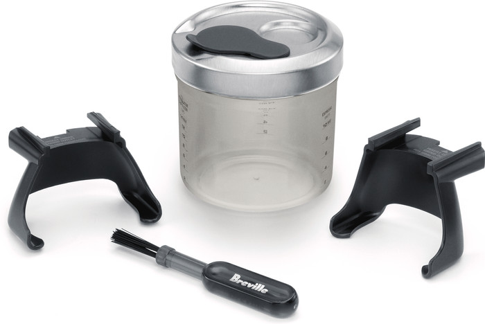 Sage the Bambino Stainless Steel + Kaffeemühle zubehör