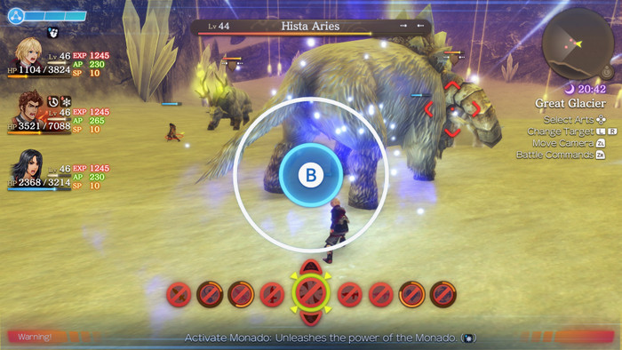 Xenoblade Chronicles: Definitive Edition Nintendo Switch 2 Edition product in use
