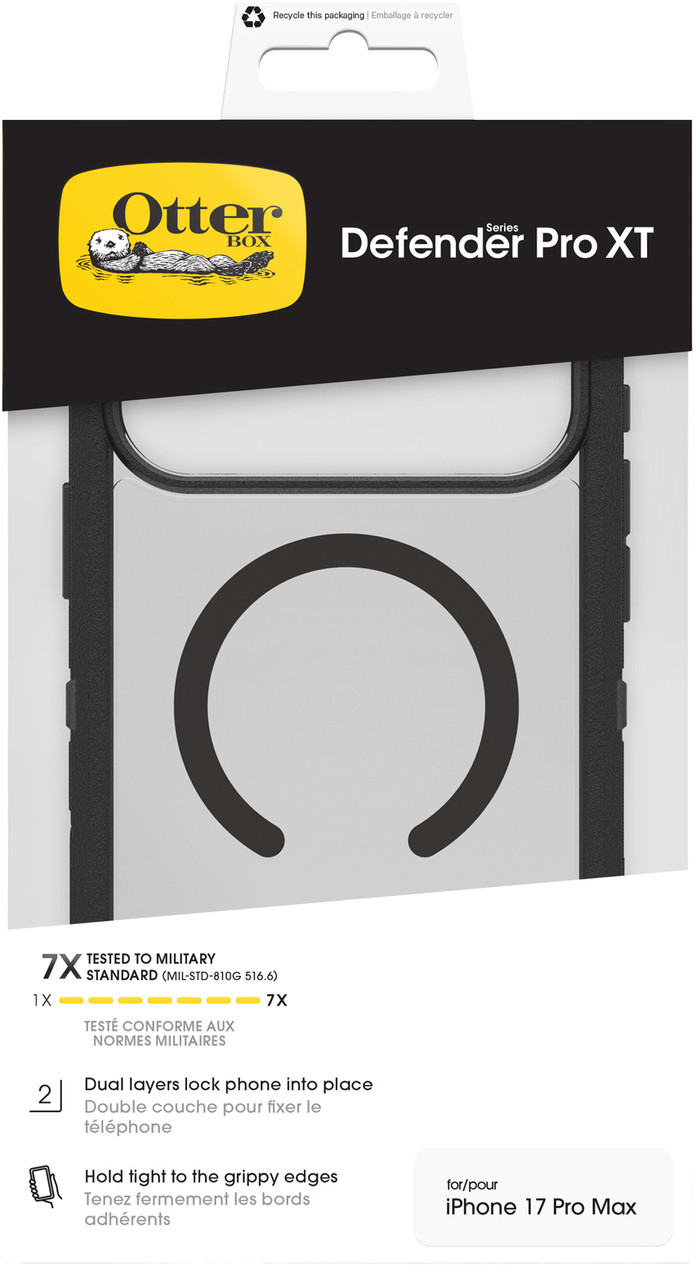 Otterbox Defender iPhone 18 Pro Max / 17 Pro Max Full Body Case mit MagSafe Transparent verpackung