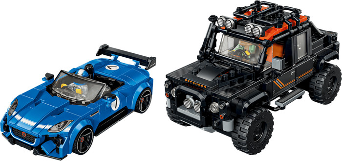 LEGO Speed Champions Jaguar Project 7 & Land Rover Defender 77264 visueller lieferant