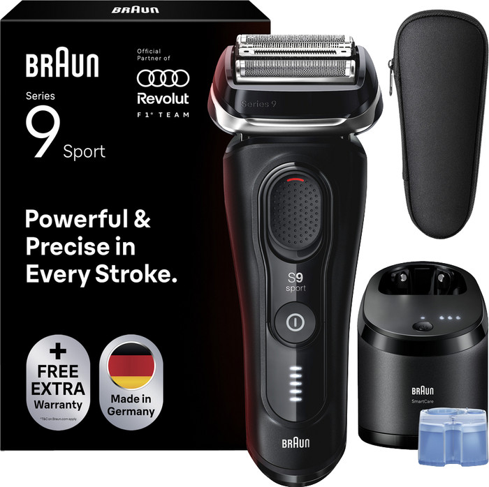 Braun Series 9 Sport 9150cc Schwarz verpackung