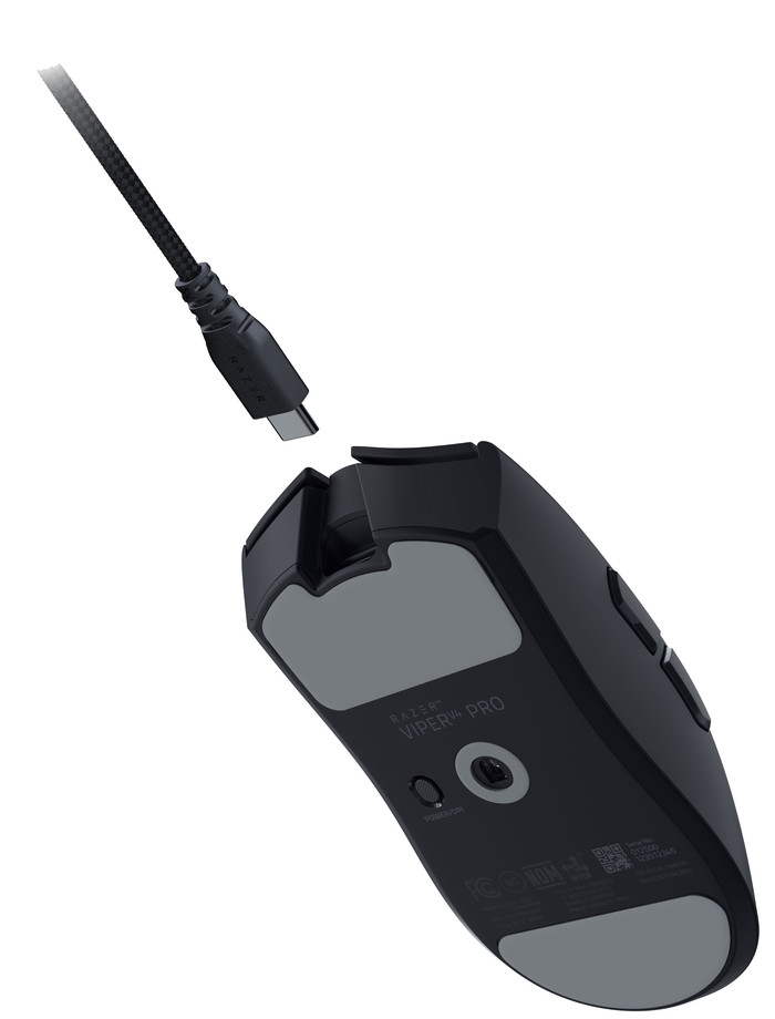 Razer Viper V4 Pro Wireless Gaming Mouse Black bottom