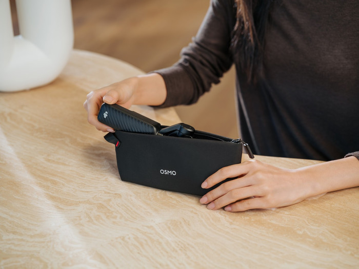 DJI Osmo Pocket 4P (Pro) produkt in gebrauch