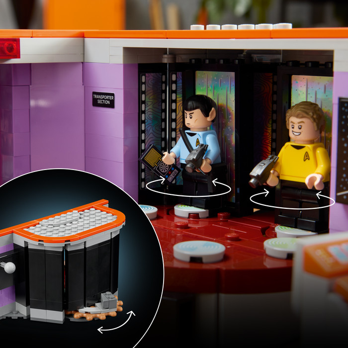 LEGO Icons Star Trek: U.S.S. Enterprise NCC-1701 Bridge 11385 detail