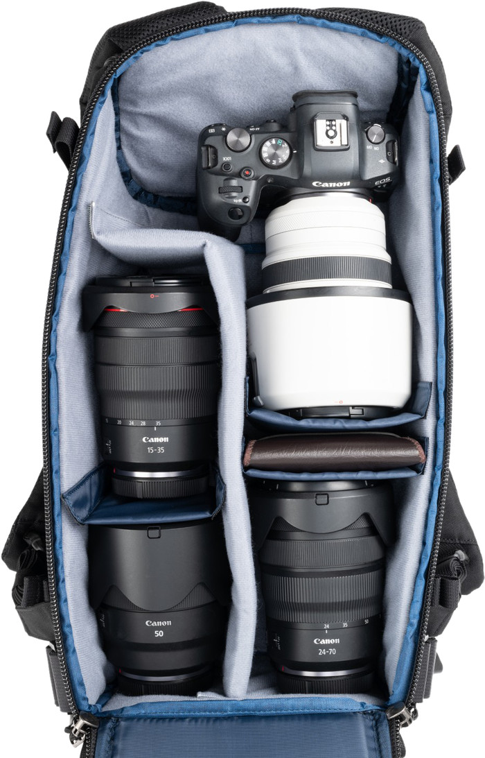 Think Tank DarkLight Reiserucksack 14L Schwarz innen