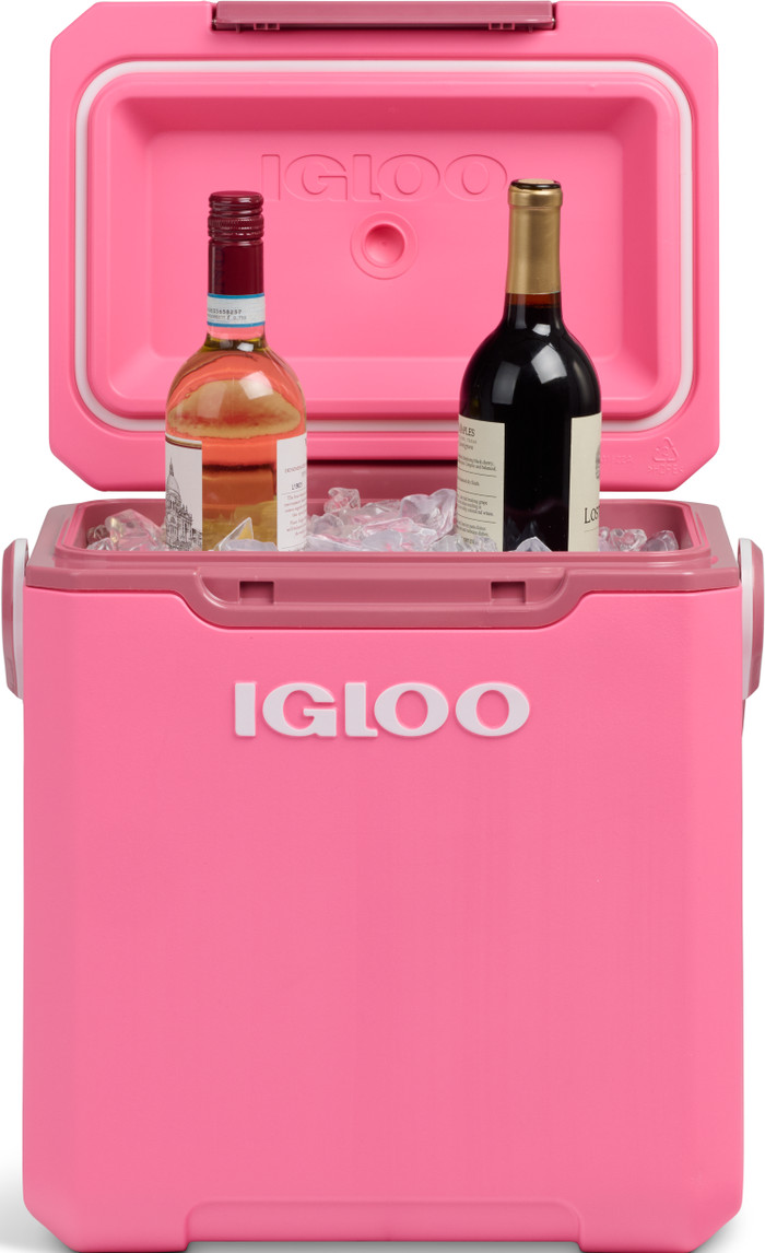 Igloo Tag Along Too Highrise 22QT Pink product in use