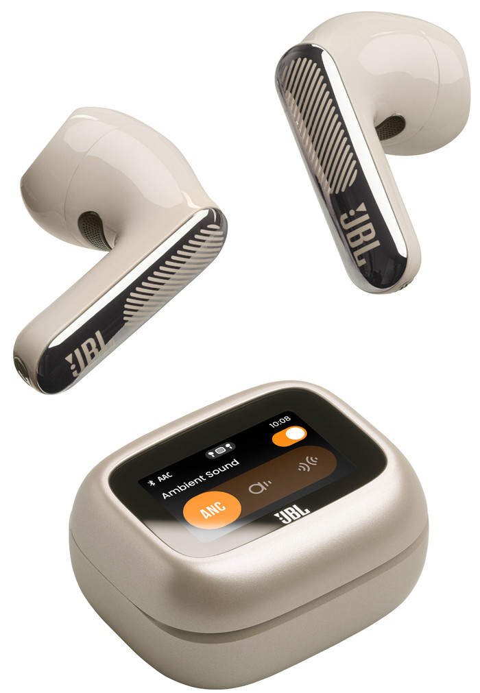 JBL Live Flex 4 Champagner vorne