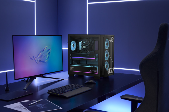 ASUS ROG GM700TZ-R9700X162W produkt in gebrauch