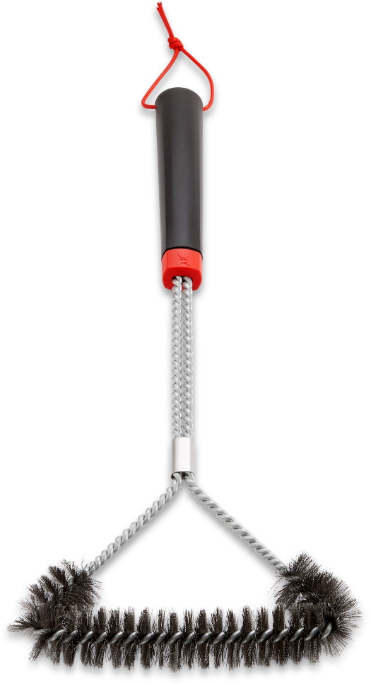 Weber Grill Brush 3-sided 46cm front