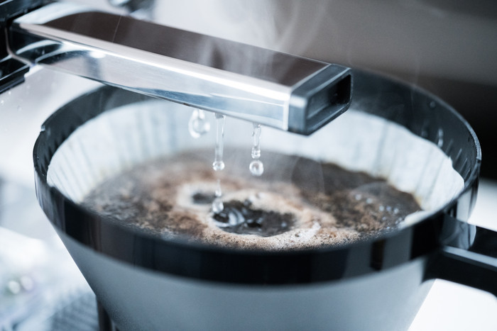 Moccamaster KBG Select Schwarz produkt in gebrauch